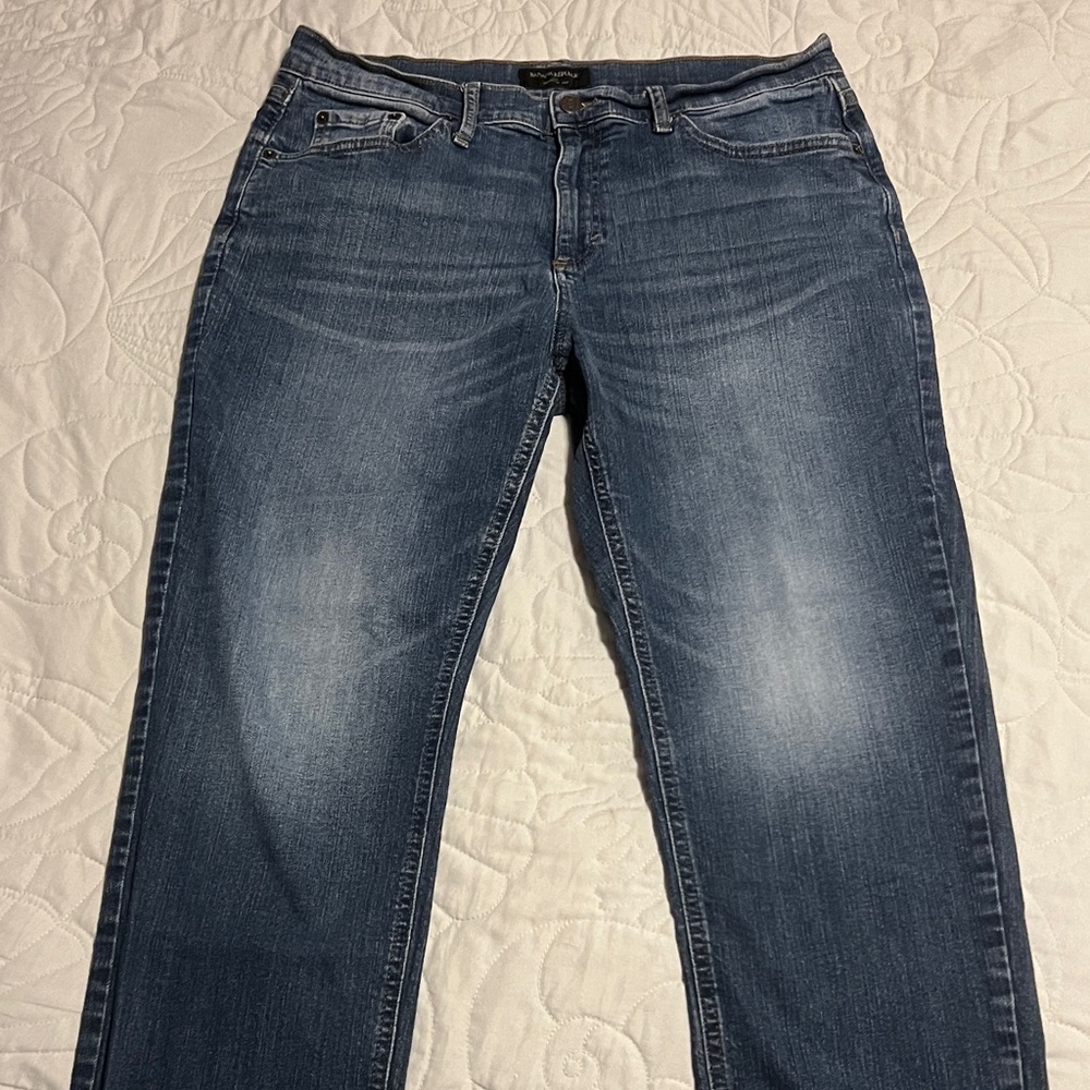 Banana Republic Girlfriend Stonewash Blue Denim Jeans Size 31/12